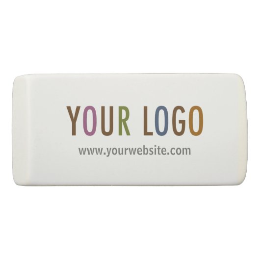 Wedge Eraser with Custom Company Logo No Minimum (Front)