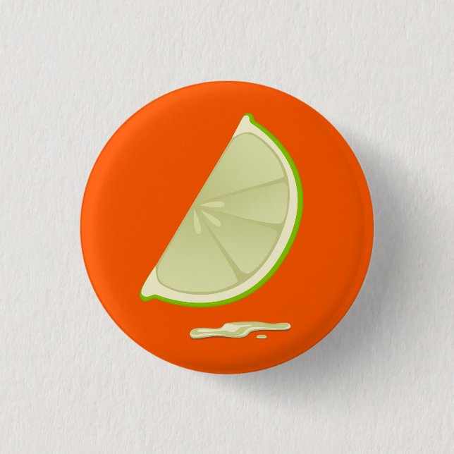 Wedge of Lime Button (Front)