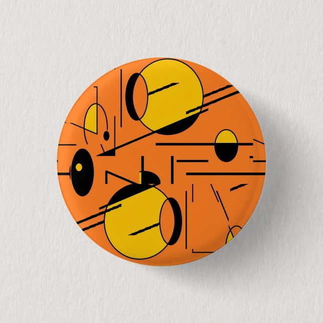 Wedge of the Atomic Monster - Ken Gage MCM Art Button (Front)