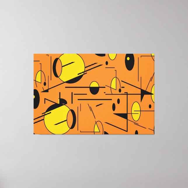 Wedge of the Atomic Monster - Ken Gage MCM Art Canvas Print (Front)