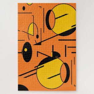 Wedge of the Atomic Monster - Ken Gage MCM Art Jigsaw Puzzle