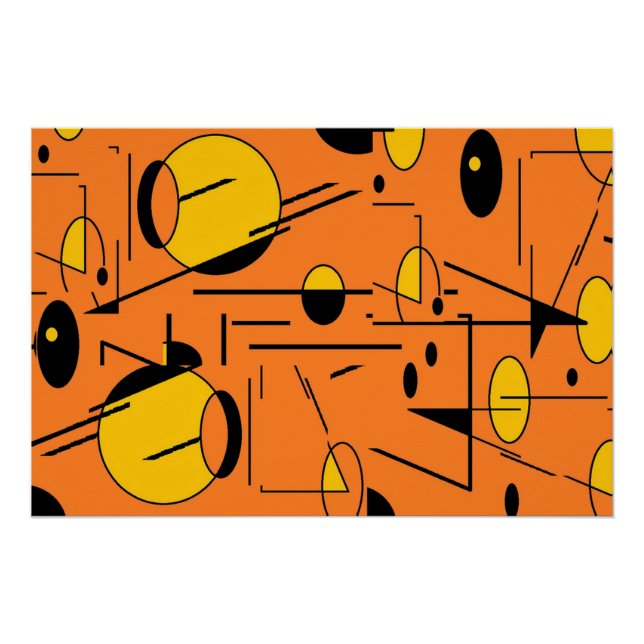 Wedge of the Atomic Monster - Ken Gage MCM Art Poster (Front)