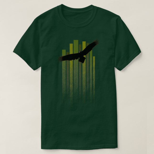 Wedge Tail Eagle black T-Shirt (Design Front)