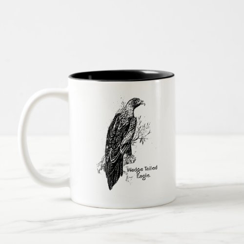 Wedge Tailed Eagle Two_Tone Coffee Mug