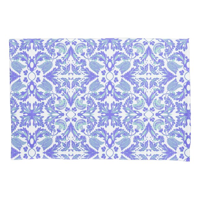 Wedgewood Floral  Pillow Case (Front-Left)