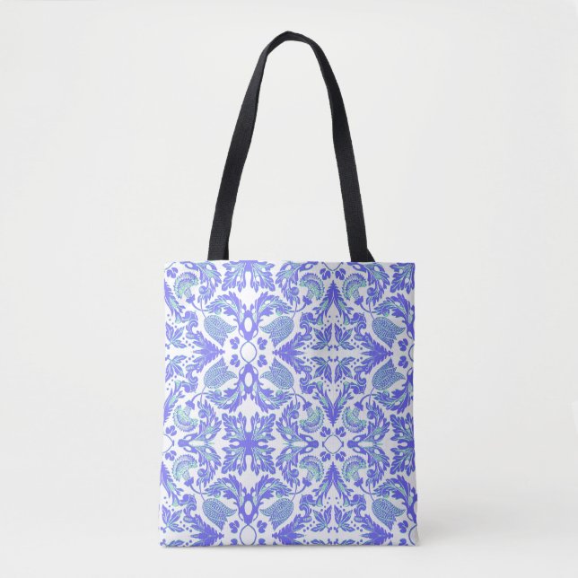 Wedgewood Floral  Tote Bag (Front)