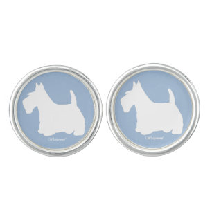 Wedgewoof Scottish Terrier Cufflinks