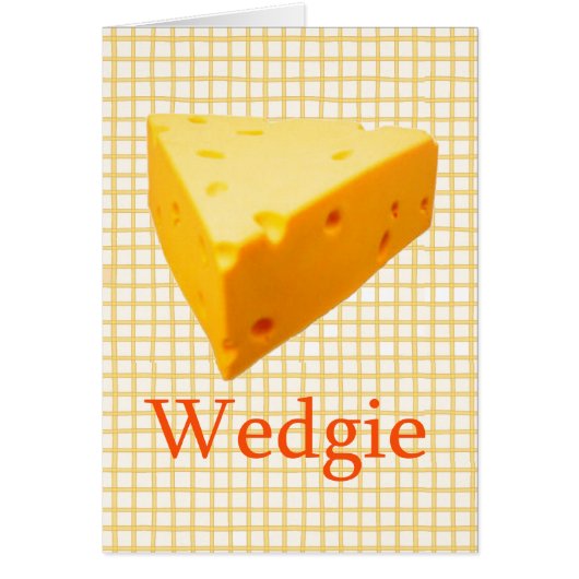 Wedgie Cards (Front)