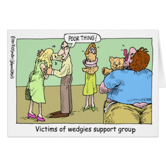 Wedgie Support Group Cartoon Gifts & Collectibles (Front Horizontal)