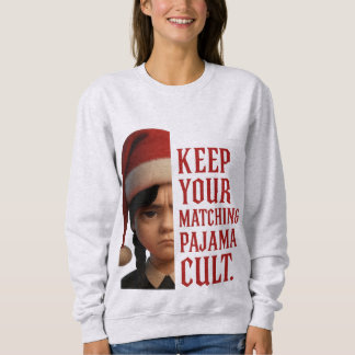 Wednesday “Matching Pajama Cult, Christmas  Sweatshirt
