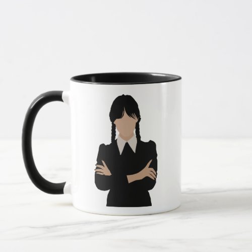 wednesday minimalist design mug