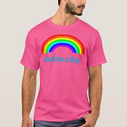 Wednesday Rainbow T_Shirt