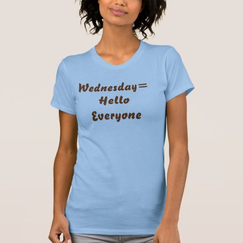 Wednesday T_Shirt