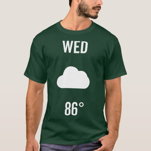 Wednesday Weather Costume T_Shirt