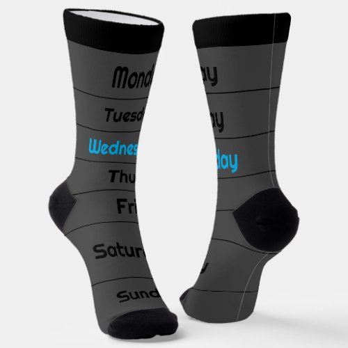 Wednesday Week Socks