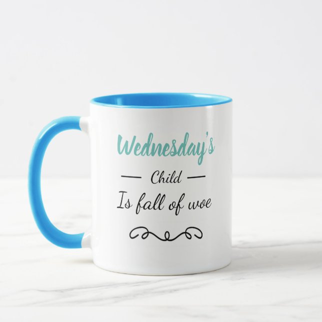 Wednesday's Child Phase Mug (Left)