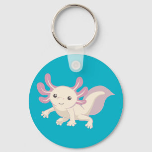 Wee Adorable Axolotl Keychain