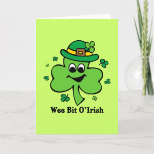Wee Bit O' Irish Card