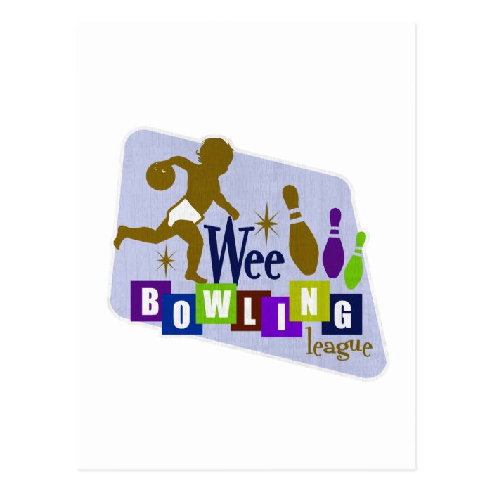 Wee Bowling League Post Card