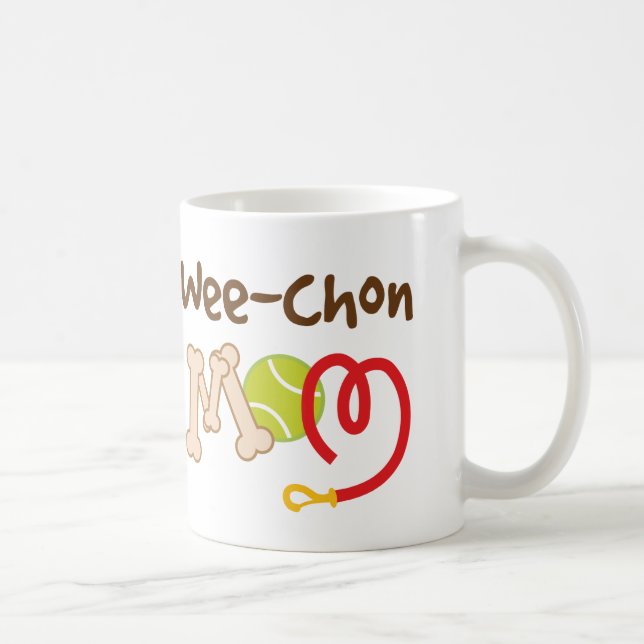 Wee-Chon Dog Breed Mom Gift Coffee Mug (Right)