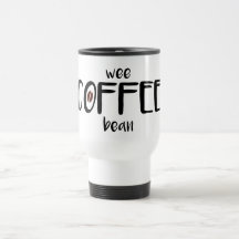 Wee Coffee (One) Bean - White Travel/Commuter Cup