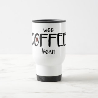 Wee Coffee (One) Bean - White Travel/Commuter Cup