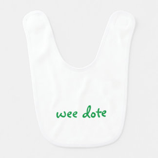 Wee dote bib
