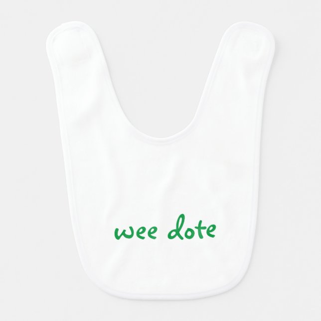 Wee dote bib (Front)