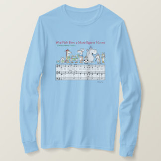 WEE FISH EWE A MARE EGRETS MOOSE Sandra Boynton T- T-Shirt