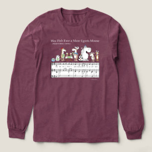 WEE FISH EWE A MARE EGRETS MOOSE Sandra Boynton T- Tri-Blend Shirt