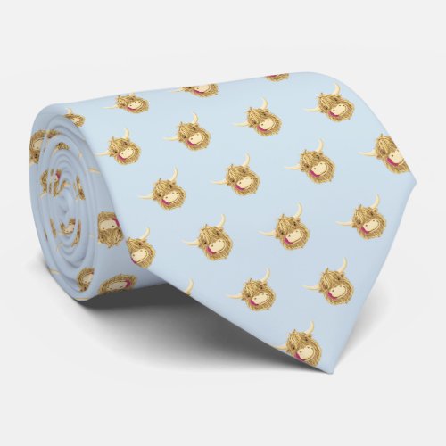 Wee Hamish Highland Cow Neck Tie