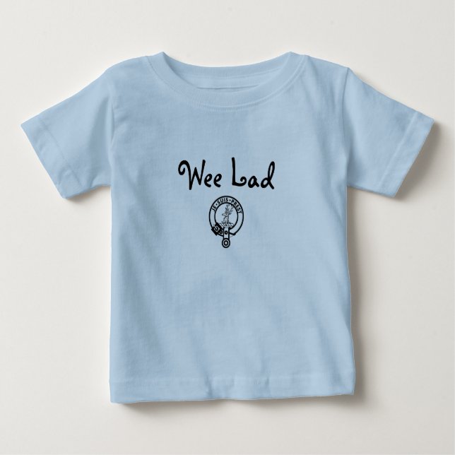 Wee Lad - For your little boy Baby T-Shirt (Front)