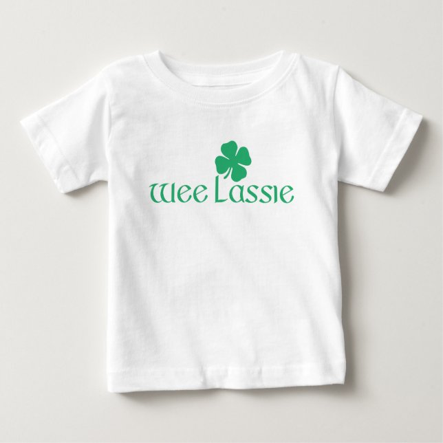 Wee lassie baby T-Shirt (Front)