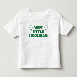 Wee Little Hooligan Toddler St Patrick's Day Green T-shirt