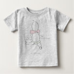 Wee. Little. Teeny: Baby Girl Baby T-shirt at Zazzle