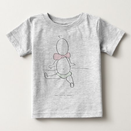 Wee. Little. Teeny: Baby Girl Baby T-shirt