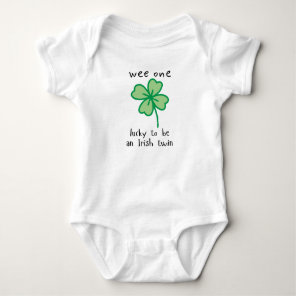 Wee one-lucky to be an Irish twin - baby bodysuit