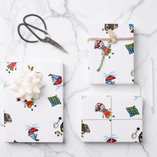 Wee Pirates Wrapping Paper Sheets