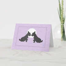Wee Scottie Puppy Love Valentine’s Day on Lavender
