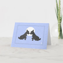 Wee Scottie Puppy Love Valentine’s Day Periwinkle
