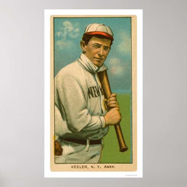 Wee Willie Keeler Baseball 1909 Poster (Front)