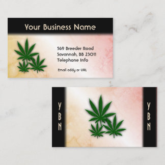 Weed Business Double Sided Business Card
