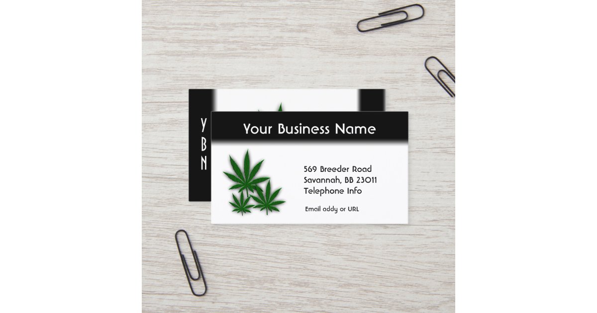 Weed Business Double Sided Business Card