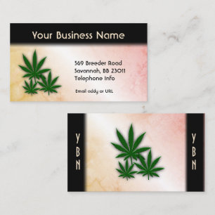 Weed Business Double Sided  Card