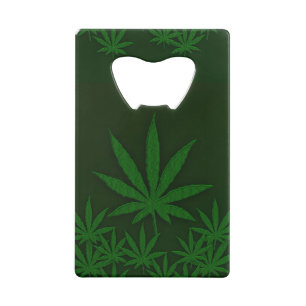 Weed Credit Card Bottle Opener