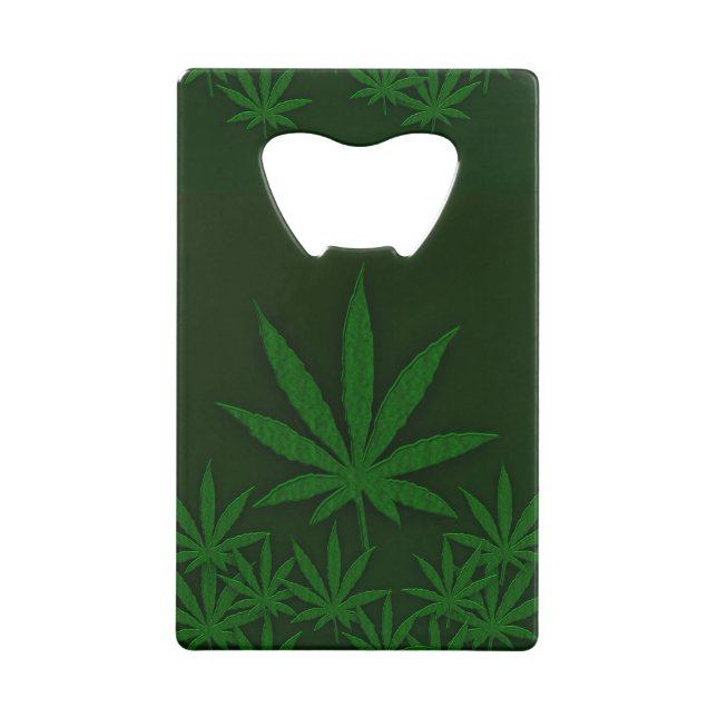 Weed Credit Card Bottle Opener (Back)