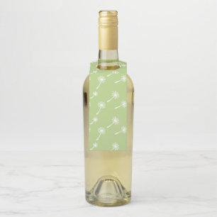 Weed Happens cute cynical dandelion Funny Vintage Bottle Hanger Tag