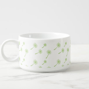 Weed Happens cute cynical dandelion Funny Vintage Bowl