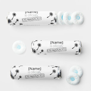 Weed Happens cute cynical dandelion Funny Vintage Breath Savers® Mints