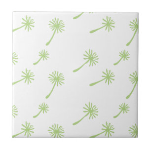 Weed Happens cute cynical dandelion Funny Vintage Ceramic Tile